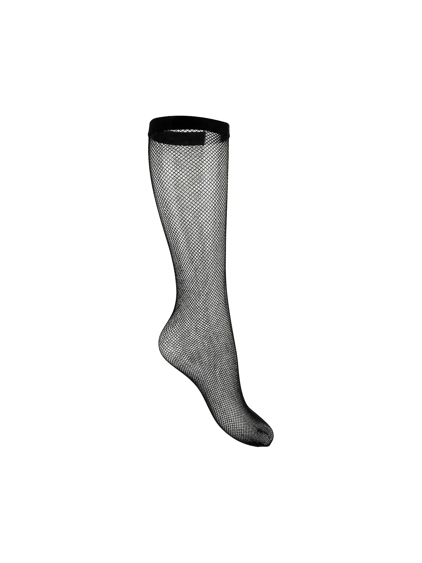 OROBLU | Netz-Kniestrümpfe "Tricot" (sable) | schwarz